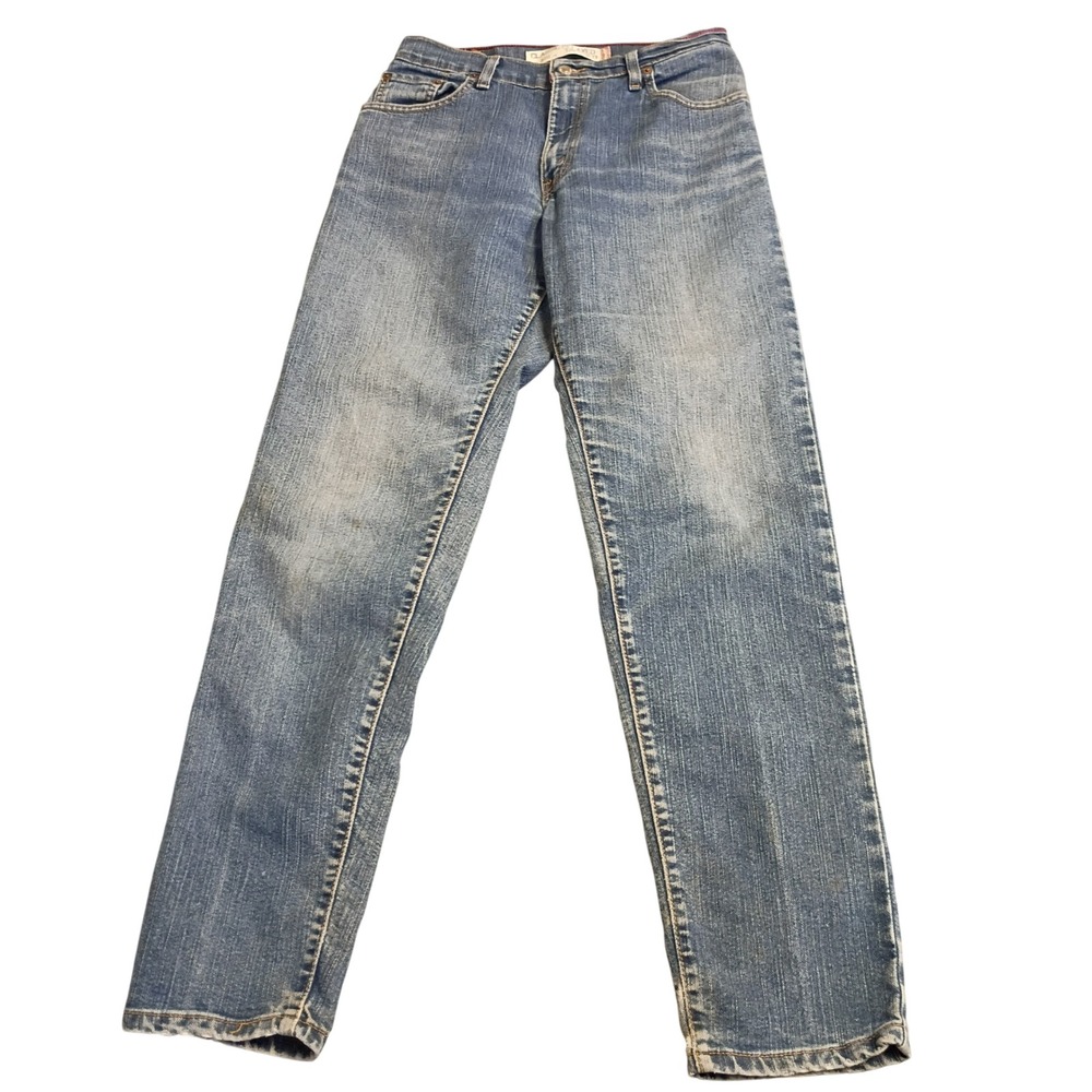 Levis 550 Classic Relaxed Tapered Jeans Womens 8 L Blue Medium Wash High Rise